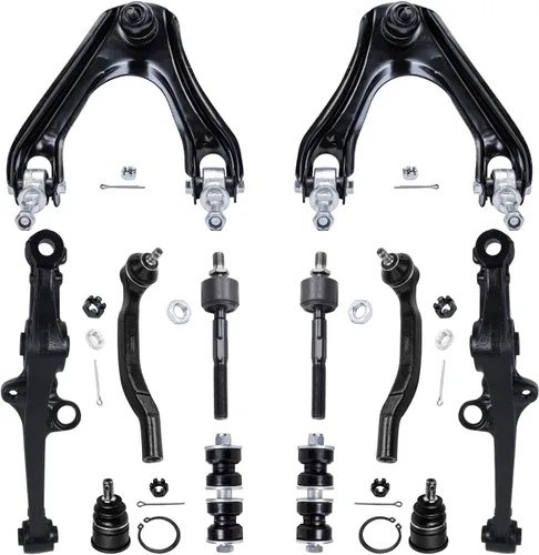 Miniatura 21 de Detroit Axle - Kit de suspensión delantera de 12 piezas para Mercury Grand Marquis Ford Crown Victoria Town Car 2003-2011, 2 brazos de control