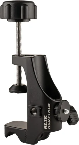 Miniatura 6 de SLIK Creator's Studio Kit (618-762) Kit todo en uno con extensión de poste de abrazadera de 17 pulgadas, brazo deslizante II de 19.5 pulgadas
