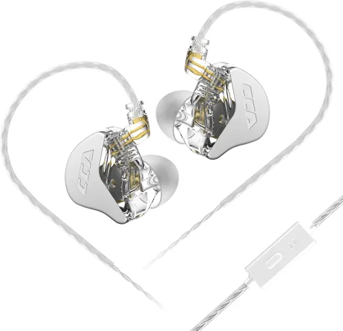 Miniatura 8 de CCA CRA - Auriculares intraurales, diafragma ultrafino, controlador dinámico IEM, sonido claro y graves profundos, auriculares con cable extraíble