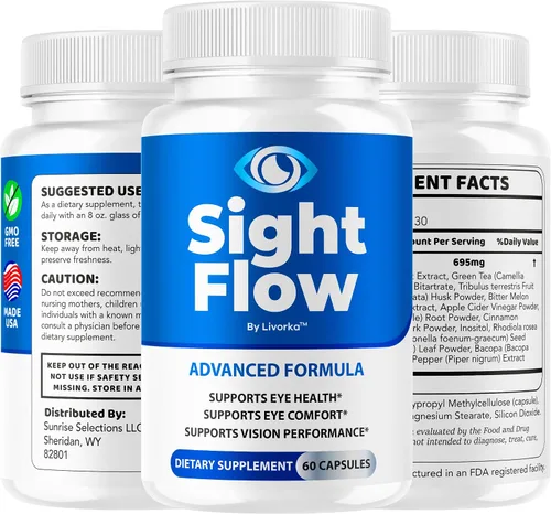 Miniatura 8 de Sight Flow - Cápsulas para ojos de fórmula avanzada, suplemento oficial de SightFlow Pills de apoyo premium, todos los ingredientes naturales
