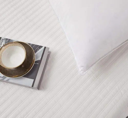 Miniatura 3 de Siberian - Almohada de plumón de algodón Pima de 1000 hilos, 600 de potencia de relleno, fabricada en Estados Unidos
