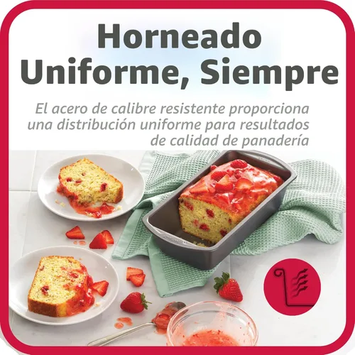 Miniatura 3 de GoodCook Molde antiadherente para pan de 8 x 4 pulgadas, utensilios de cocina de acero resistente con revestimiento antiadherente fácil de limpiar