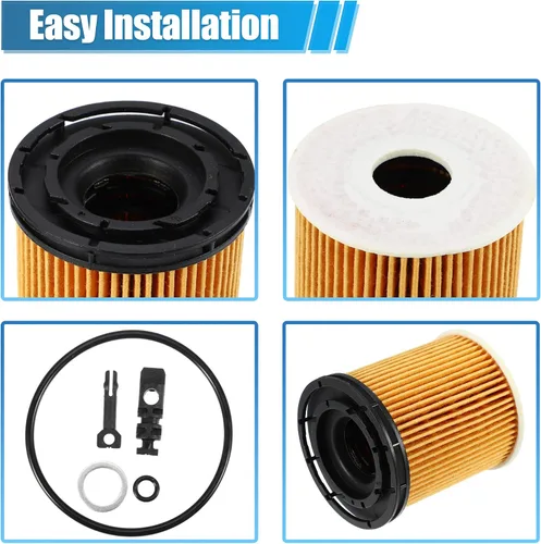 Miniatura 4 de X AUTOHAUX Filtro de aceite de motor 26350-2M000 para Kia K5 1.6 2021-2024 para Hyundai Tucson 1.6 Hybrid 2022-2025 para Kia Rio 1.6 2020-2023 1