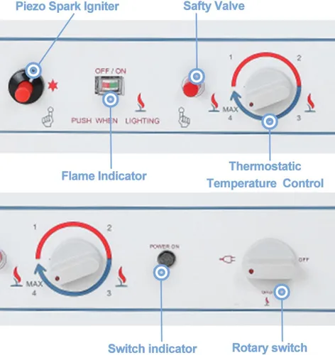 Miniatura 8 de Congelador de propano de 7 pies cúbicos, congelador de pecho profundo de 110 V/LPG con cerradura, puerta abierta superior, congelador de gas de 2