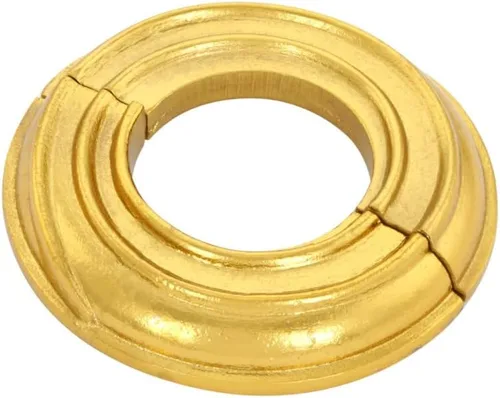 Miniatura 23 de Renovators Supply Manufacturing Placa de escudo de 3,13 pulgadas OD Escutcheon 1/2 en IPS Acabado de cobre antiguo Brida de radiador de aluminio