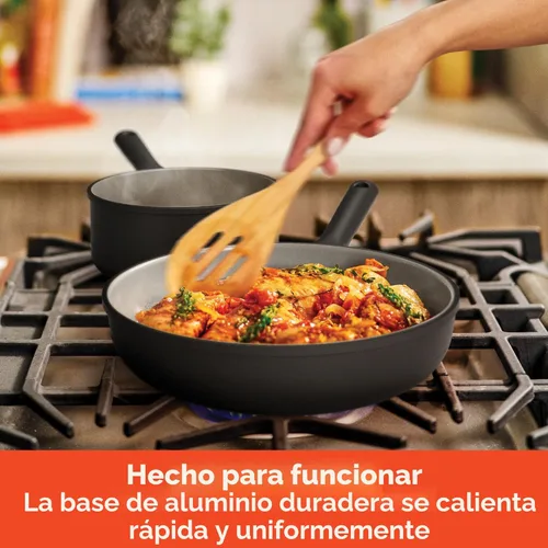 Miniatura 5 de BELLA - Juego de 7 piezas de utensilios de cocina con revestimiento antiadherente EverGood™ de cerámica, apto para lavavajillas y horno, compatible