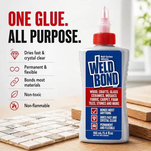 Miniatura 2 de Adhesivo universal Weldbond 8, 50160, 5.4 onzas líquidas , 8-50160, 4.0watts