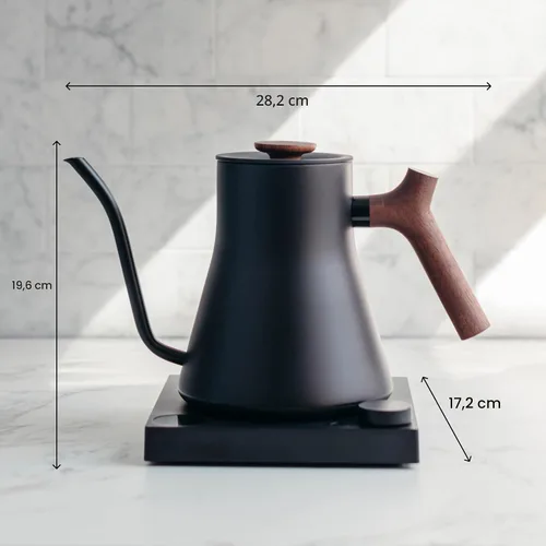 Miniatura 6 de Fellow Stagg EKG Pro - Hervidor eléctrico de cuello de cisne, para verter café y té, calentamiento rápido, control preciso de temperatura, Negro