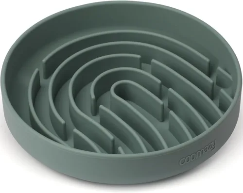 Miniatura 15 de Coomazy Cuencos de silicona de alimentación lenta para perros y gatos, juguete interactivo para mascotas para entrenamiento de alimentos
