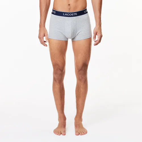 Miniatura 5 de Lacoste Traje de baño de algodón elástico tricolor para hombre, paquete de 3