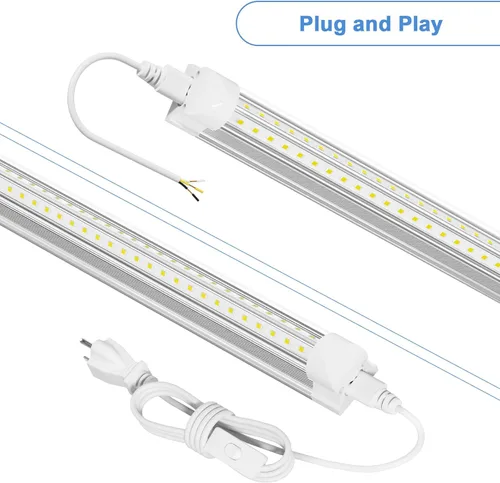 Miniatura 3 de ONLYLUX Paquete de 10 luces LED muy brillantes de 5 pies, 45 W, 6750 lúmenes, 6500 K, luz diurna, fácil instalación, iluminación de garaje