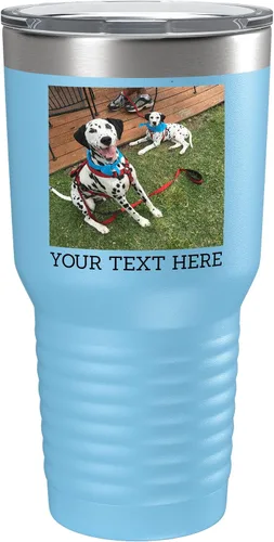 Miniatura 24 de Vaso personalizado de 30 onzas (17 colores) con foto impresa con aislamiento térmico de acero inoxidable recubierto de polvo con tapa, regalo