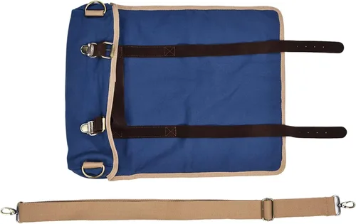 Alvinlite Bolsa de camarero de viaje con correa para el hombro, juego de utensilios de bar portátil, bolsa enrollable para almacenamiento, viajes,