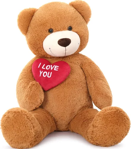 Miniatura 5 de MaoGoLan Oso de peluche grande con corazón rojo "I Love You", regalo de oso de peluche grande de 36 pulgadas para niños, novio, novia, esposa