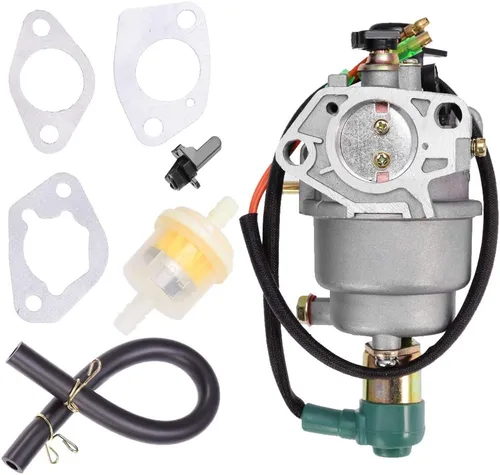 Miniatura 9 de Reemplazo de carburador para generador de gas Honda EB5000X EM5000S EM5000SX EM5000X EW171 con filtro de aire, juntas y línea de combustible