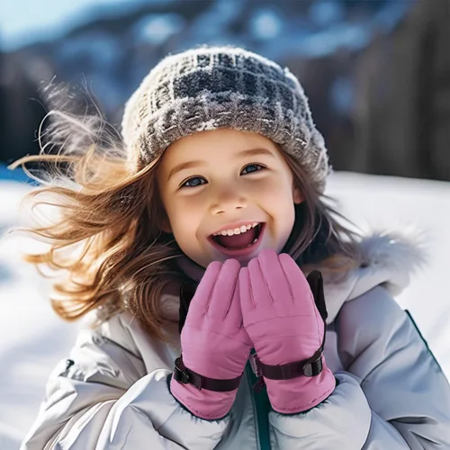 Miniatura 33 de AMYIPO - Guantes de invierno para niños y niñas, ideales para esquí, nieve, snowboard
