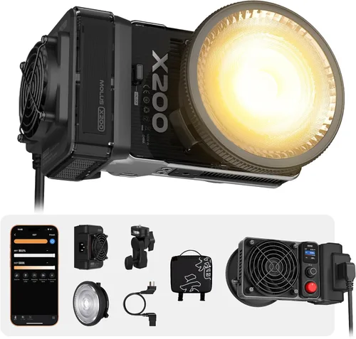 Miniatura 16 de ZHIYUN MOLUS X100 RGB PRO 100W Luz de Vídeo [Oficial] V2 Versión Mejorada Iluminación Profesional para Fotografía Portátil Salida Continua