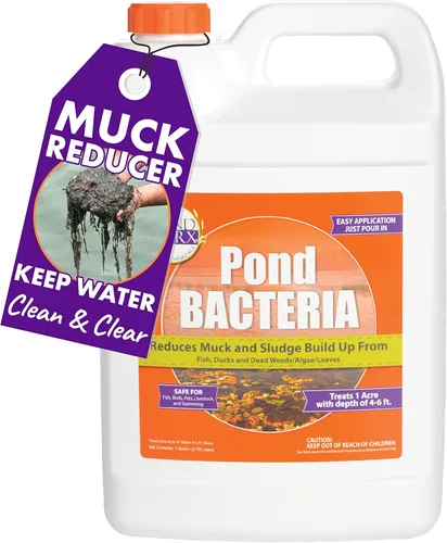Miniatura 9 de Pondworx Pond Bacteria - Concentrado y formulado para características del agua - Seguro para Koi - 16 onzas y trata hasta 2,500 galones de agua