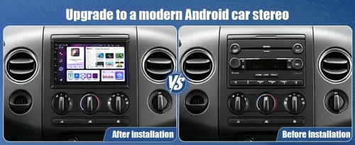 Miniatura 2 de Radio estéreo de coche con pantalla táctil HD de 7 pulgadas para Ford F150 F250 F350 2004-2014, con CarPlay inalámbrico y Android Auto, GPS Navi