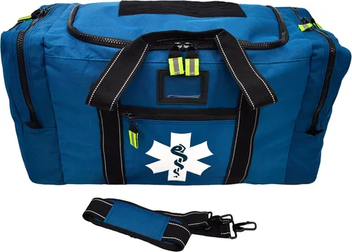 Miniatura 4 de Lightning X First Responder EMS - Bolsa de equipo de extracción de rescate médico con nombre bordado personalizado, Azul Patchwork