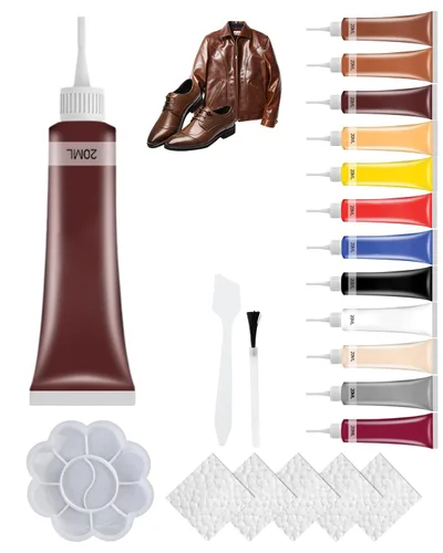 Miniatura 12 de Gel de reparación de cuero avanzado 2026, kit de reparación de cuero para asiento de automóvil, kit de reparación profesional de cuero para asiento