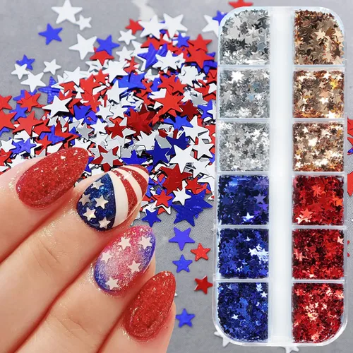Miniatura 11 de Lentejuelas de uñas con purpurina de otoño, hojas de arce, copos de purpurina holográfica, hojas de arce holográficas, purpurina para uñas, diseño