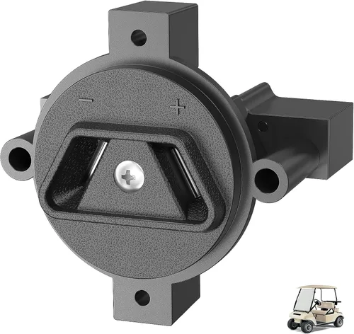 Miniatura 8 de Crow Foot 2 Prong Charger Plug para Yamaha 36 Volt Golf Carts Powerwise Conector DC Plug, E-Way Receptáculo para piezas de carrito de golf