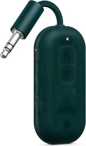 Miniatura 16 de Twelve South AirFly Pro - Transmisor/receptor de audio inalámbrico Bluetooth para hasta 2 AirPods/auriculares inalámbricos; uso con cualquier Negro