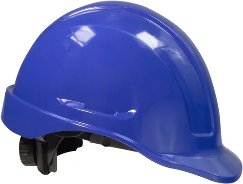 Miniatura 2 de JORESTECH Casco de Seguridad Duro Naranja de HDPE Estilo Gorra Casco con Suspensión de Trinquete Ajustable de 4 Puntos para Trabajo, Hogar y Azul