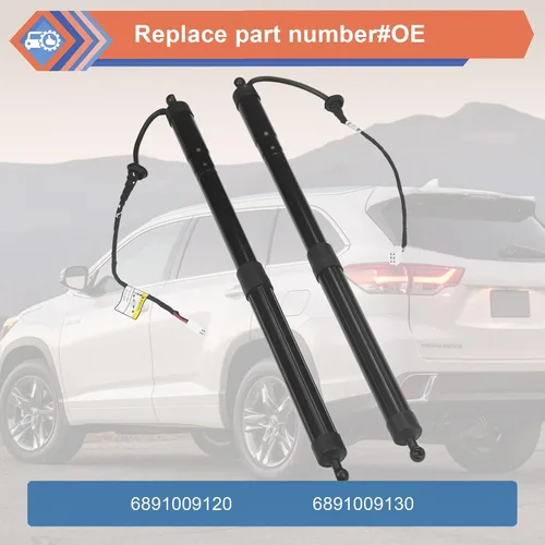 Miniatura 2 de Izquierda y derecha eléctrica trasera trasera trasera Power Liftgate Support Struts Chocks Compatible con 2014-2019 Highlander, Reemplazar #