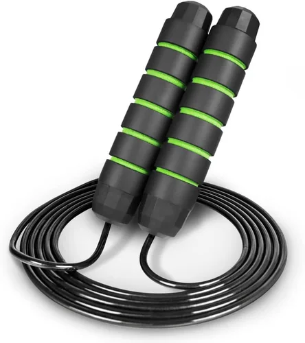 Miniatura 7 de ProsourceFit Speed Jump Rope up to 8 Foot Adjustable Length for Men and Women, Foam Handles, Ultra Light Rope for Boxing, Jumping Exercises and