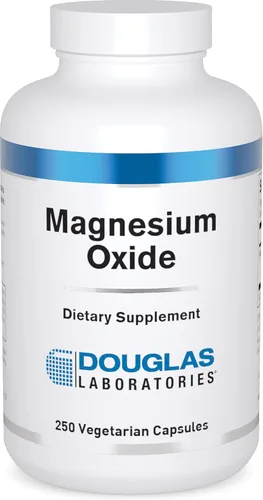 Douglas Laboratories Óxido de magnesio | Apoya la función normal del corazón y la formación ósea* | 250 cápsulas