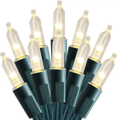 Miniatura 12 de FUNPENY - Cadenas de luces de Navidad multicolores, paquete de 4, total 64 pies, 200 luces LED, tira de luces mini operadas con batería con 8 modos