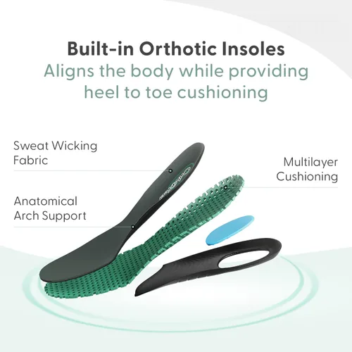Miniatura 5 de Orthofeet Sandalias de soporte de arco para mujer, ideales para aliviar el dolor de talón y pies. Diseño terapéutico con soporte de arco, refuerzo