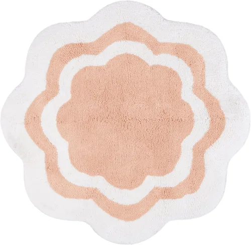 Miniatura 9 de Sherry Kline Alfombra de baño con diseño de pétalos, absorbente de agua, hecha a mano, lavable a máquina, tapete de baño para decoración, tapete