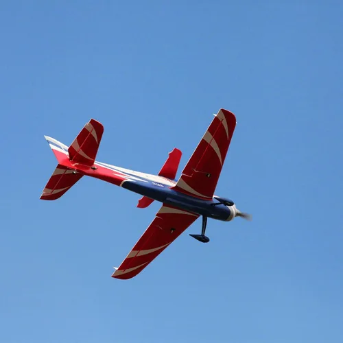 Miniatura 4 de Fms Aviones RC para adultos, avión F3A Olympus RC de 55.118 in (55.1 pulgadas) Envergadura de 4 canales acrobático 3D RC Hobby Rc aviones PNP