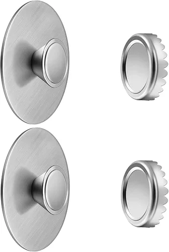 2 protectores de jabón magnéticos para barra de jabón, soporte de jabón de acero inoxidable para pared de ducha y cocina/baño, fácil de limpiar,