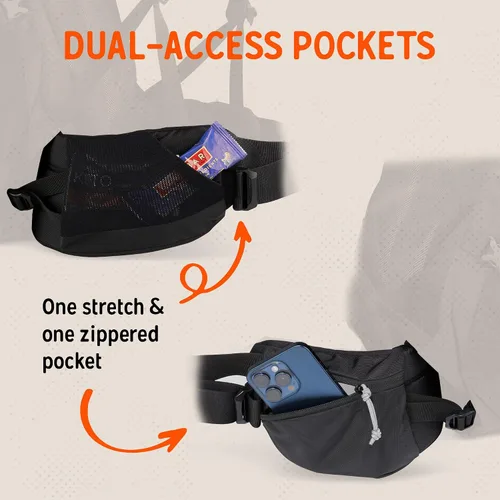 Miniatura 7 de Kelty Coyote - Mochila de 60 a 105 litros, para hombre y mujer (actualización 2020) - Mochila de senderismo, mochilero, mochila de viaje, Negro