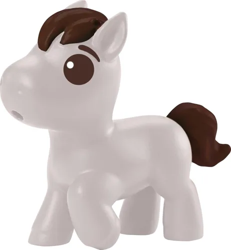Miniatura 4 de Mattel Spirit Untamed Young Lucky Doll (aprox. 4 pulgadas) con 5 articulaciones móviles y accesorios de historia, incluye caballo mecedora y caballo