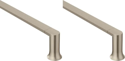 Miniatura 7 de Moen Genta LX Cromo Moderno Soporte de Toalla de 24 Pulgadas para Montar en Pared, Soporte de Toalla Individual para Baño, BH3824CH Cromado