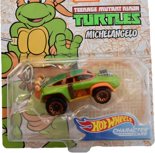 Miniatura 2 de Hot Wheels Carros de personajes TMNT Michelangelo N.º 3 de 5 Coches