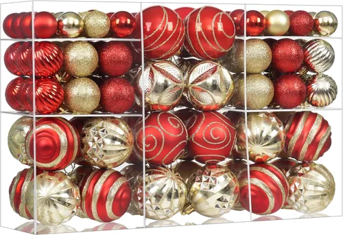 Miniatura 7 de 100pcs 4th of July Tree Ornaments and Decorations Patriotic Ornaments for Independence Day Shatterproof Hanging Red White and Blue Ball Star