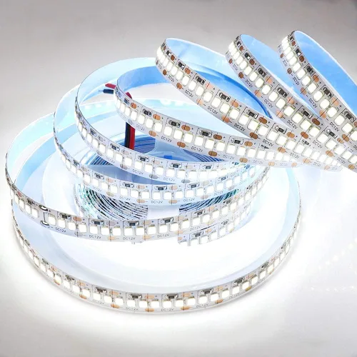 SUYOOULIN Tira de luces LED, tira LED SMD 2835, DC12V 1200LEDs 16.4 pies, 26000LM, tiras de luz LED de alta densidad impermeables IP65, 3 veces más