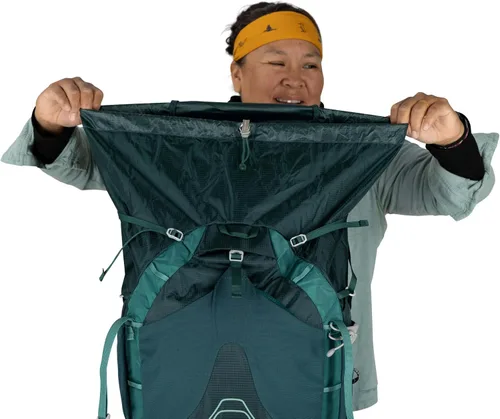 Miniatura 10 de Osprey Eja 48 Mochila ultraligera para mujer Verde azulado profundo
