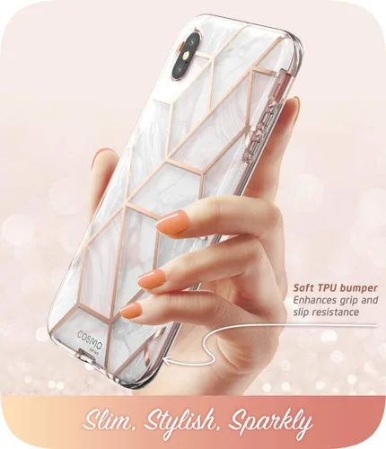 Miniatura 3 de Funda para iPhone XS, iPhone X, [protector de pantalla integrado] i-Blason [Cosmo] carcasa brillante para iPhone XS 5.8 pulgadas 2018
