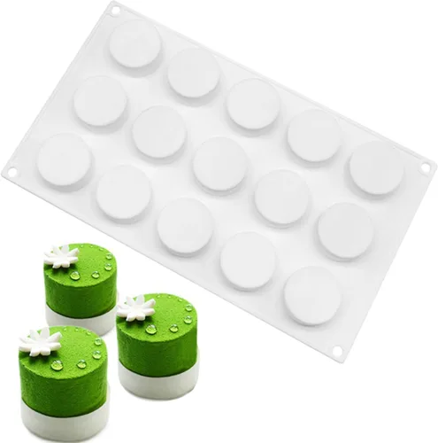 Miniatura 17 de OCPO KITCHEN Moldes de silicona para hornear pasteles de mousse, molde de postre francés para pastelería, chocolate, cupcake, molde de helado, molde