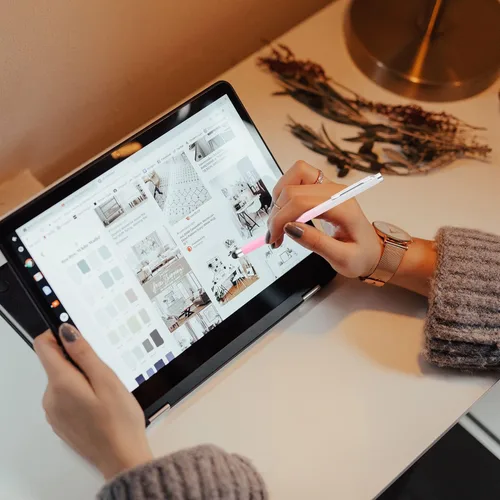 Miniatura 3 de Linfanc - Bolígrafos capacitivos para pantallas táctiles (paquete de 6), lápices capacitivos de alta sensibilidad y precisión para iPad, tabletas