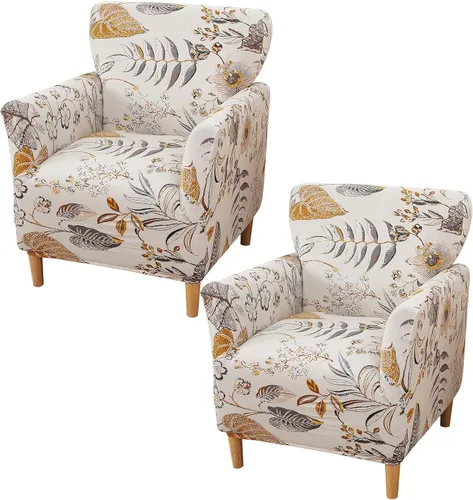 Miniatura 39 de HAOYONG - Funda elástica de terciopelo para silla de banquete, fundas para sillas de 1 pieza, fundas para sillones de sofá, funda suave para sillón
