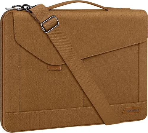 Miniatura 9 de DOMISO Funda para laptop de 14 pulgadas, resistente al agua, maletín de negocios, bolsa de transporte para portátiles Lenovo Chromebook S330/Flex