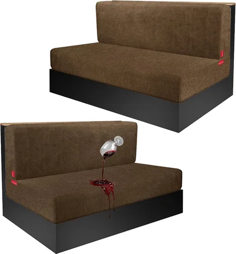 Miniatura 110 de Fundas de cojín impermeables para sofá, funda elástica lavable con diseño elástico antideslizante, protector de muebles para mascotas y niños